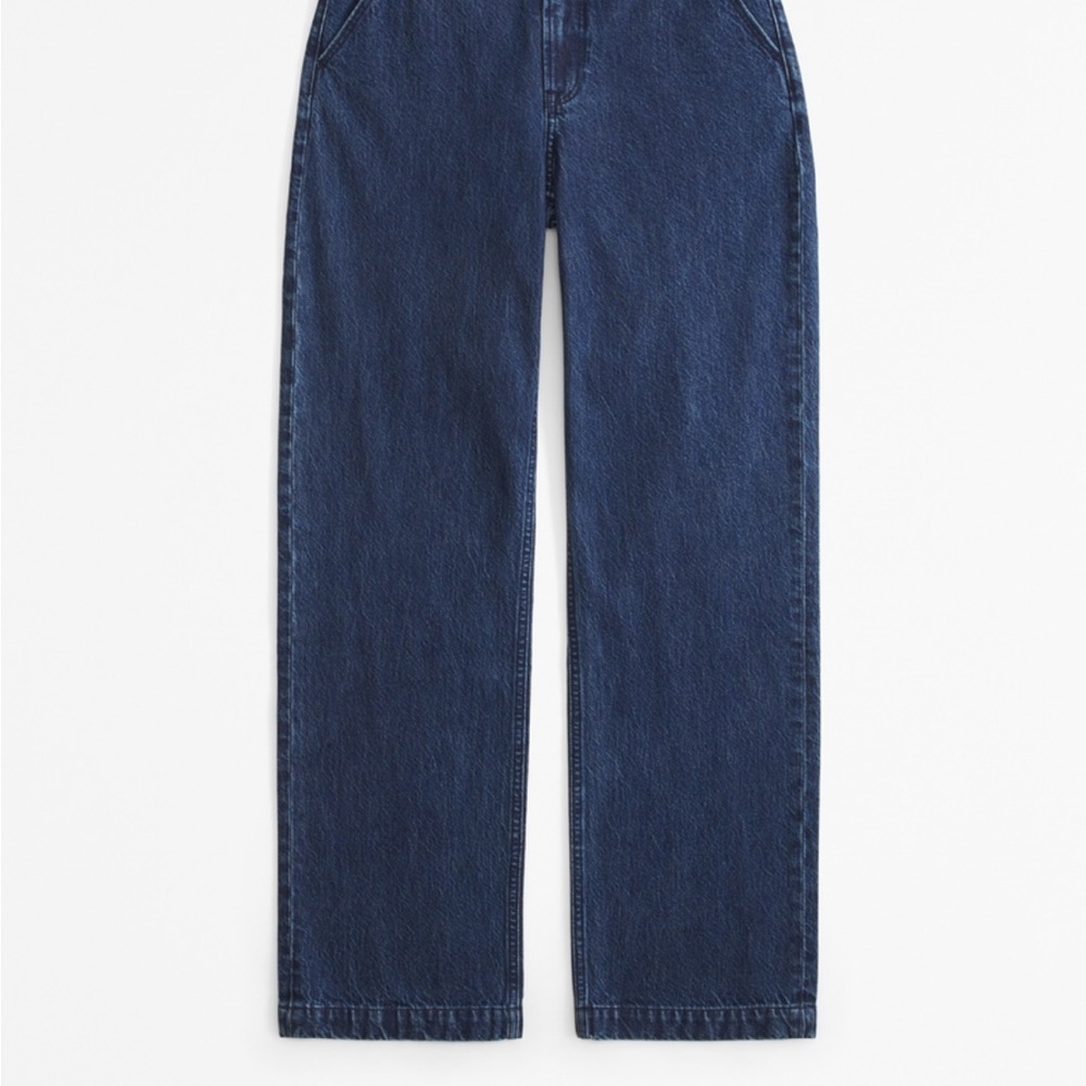 Abercrombie Curve Love High Rise Loose Jean Size 28 short